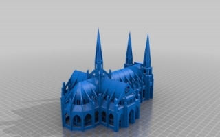 哥特式大教堂巴黎圣母院？ 模型下载