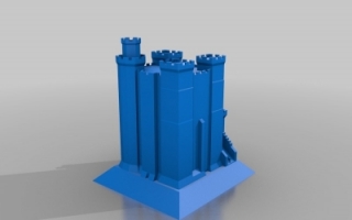城堡-stl模型下载