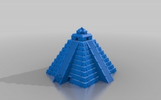 玛雅金字塔-打印模型下载