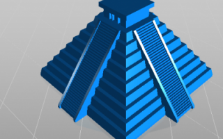 玛雅金字塔-打印模型下载