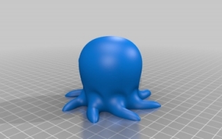 可爱的章鱼-打印模型下载