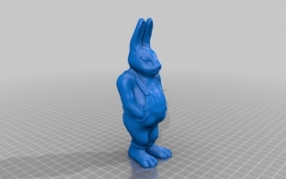揣兜的兔子 3d模型下载