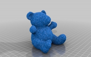 模糊的熊 3d模型stl下载