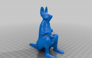 袋鼠 3d模型下载
