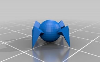 噬菌体蜘蛛机器人（角色扮演小人国） 3d模型下载
