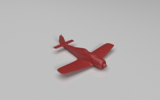 FW190飞机-stl模型下载