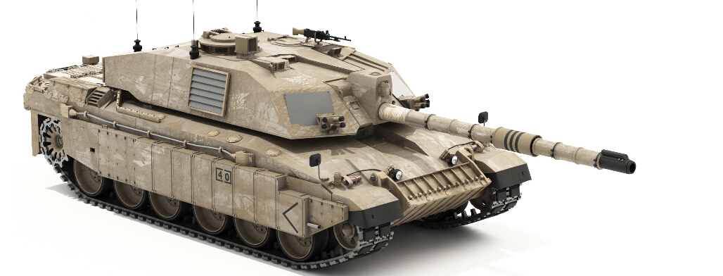 英国挑战者II (主战坦克3D模型下载)
