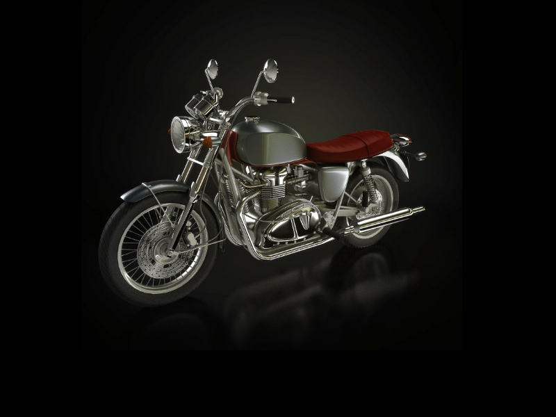 酷炫摩托车3D模型