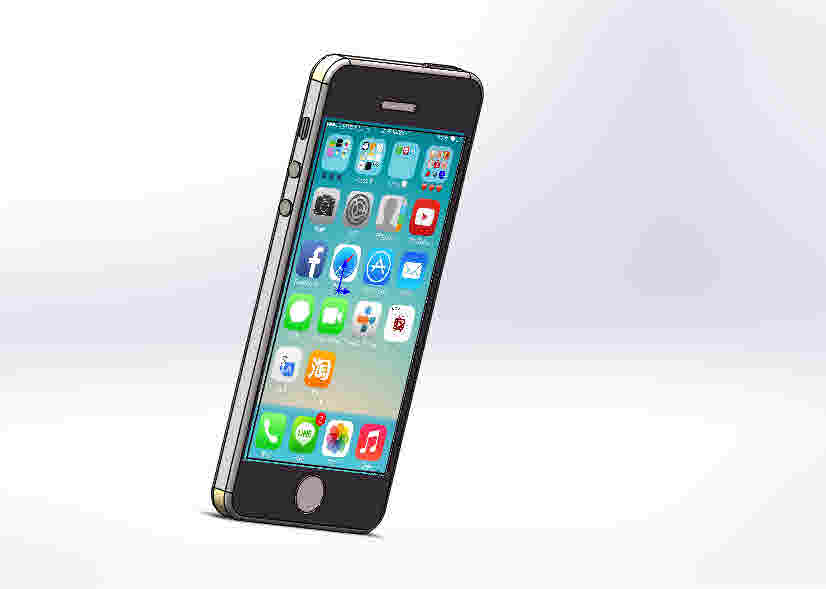 iPhone5s-SolidWorks模型