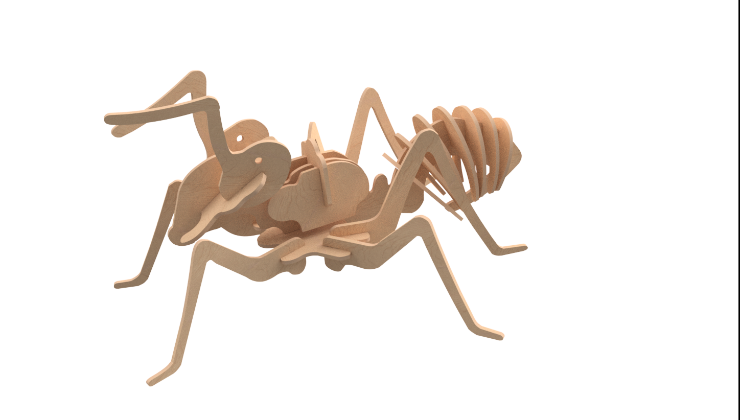 3D拼图 - 蚂蚁